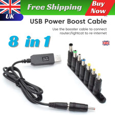 USB-A to 3.5-5.5mm Barrel Jack