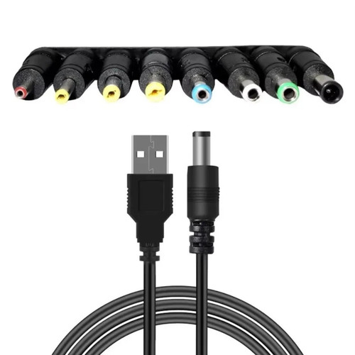 Usb 5 5mm barrel - usb-a,