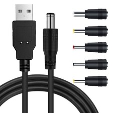 1M USB to DC Power Cable with