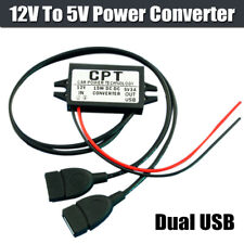 DC 12V To DC 5V 3A Dual USB