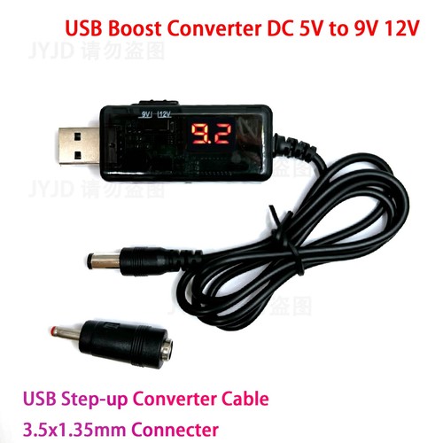 9v 12v usb boost - 5v,