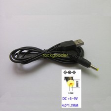 USB to 4.0mm Tip DC 5V Power