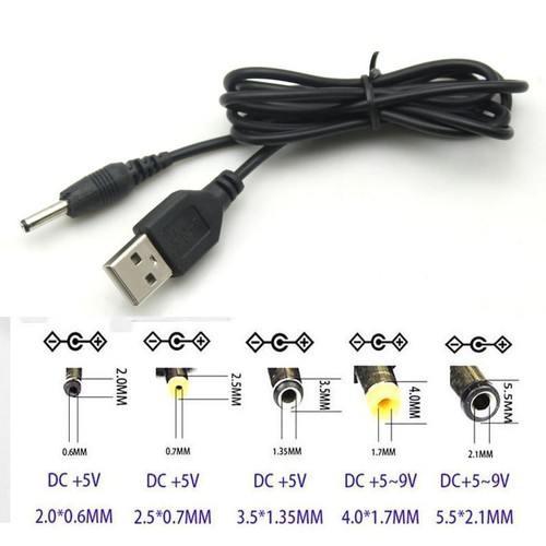 Usb 5 5mm barrel jack - usb, to