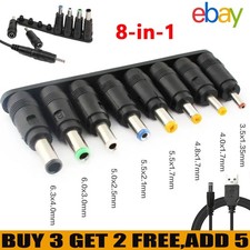 USB-A to 3.5-5.5mm Barrel Jack