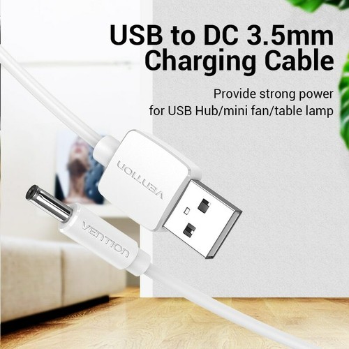 Charger cable usb to - dc,