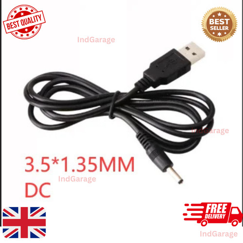 Usb 5mm barrel jack - usb-a, to