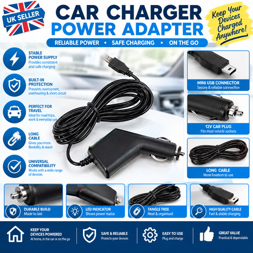 Mini usb car charger - dc,