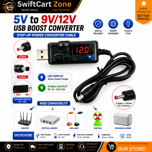 9v 12v usb boost - dc-dc,